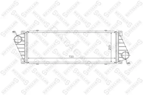 Интеркулер STELLOX 81-10855-SX