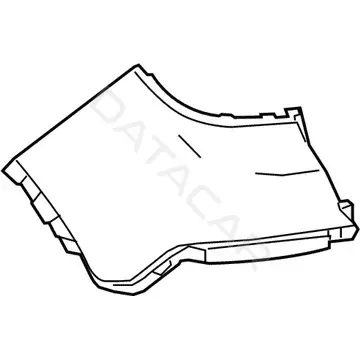 Накладка бампера GM 95352037