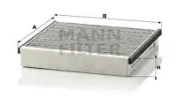 Фильтр салонный MANN CUK1931-2