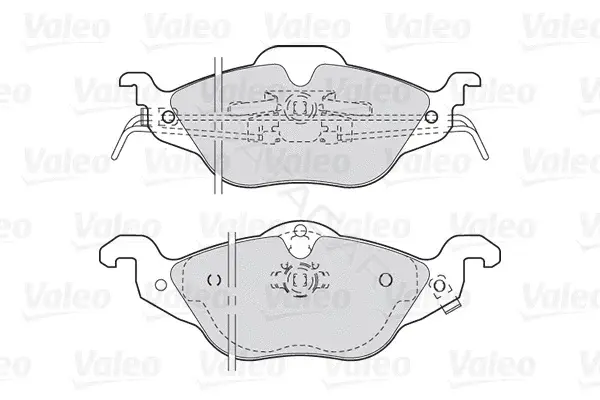 Тормозные колодки VALEO 301322