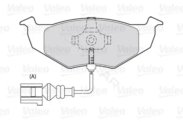 Тормозные колодки VALEO 301488