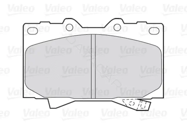 Тормозные колодки VALEO 301535