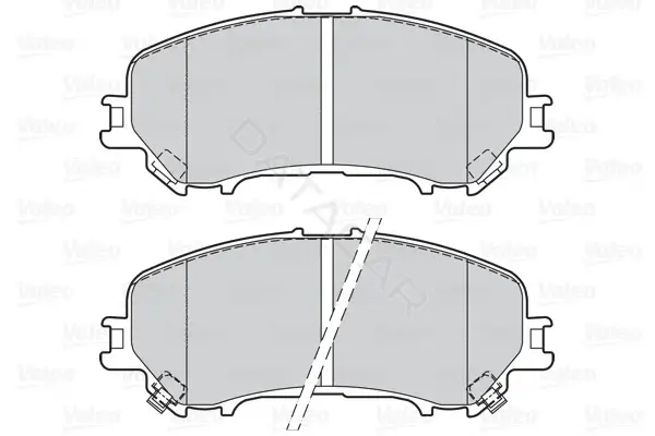Тормозные колодки VALEO 302164