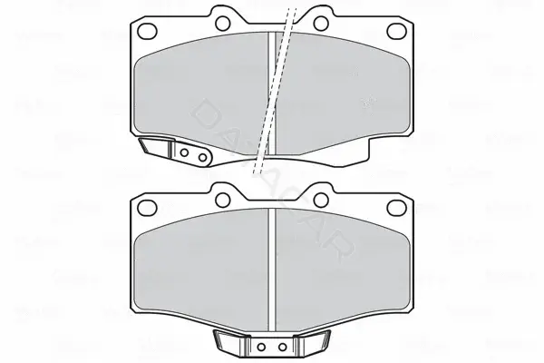 Тормозные колодки VALEO 302331