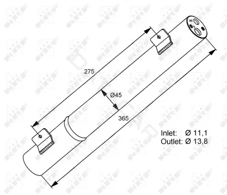 Осушитель кондиционера NRF 33282
