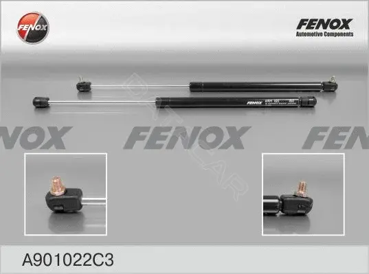 Амортизатор крышки багажника, капота, заднего стекла FENOX A901022C3