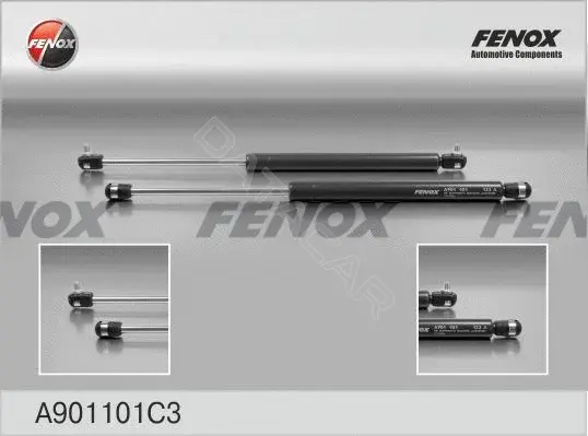 Амортизатор крышки багажника, капота, заднего стекла FENOX A901101C3