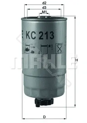 Топливный фильтр KNECHT/MAHLE KC213