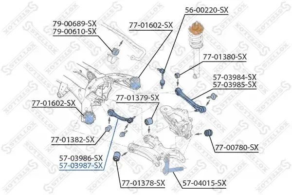 Рычаги STELLOX 57-03987-SX