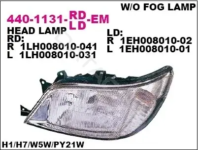 Фары DEPO 440-1131R-LD-EM