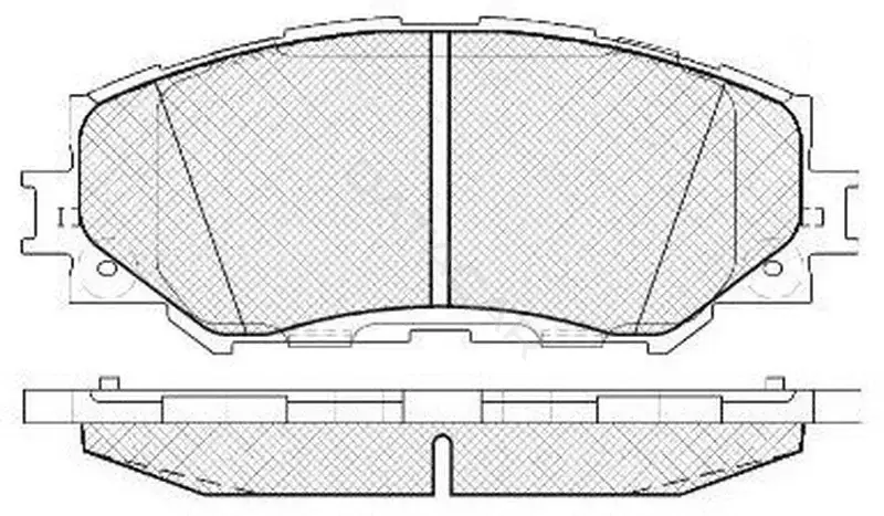 Тормозные колодки SB NAGAMOCHI BP21524