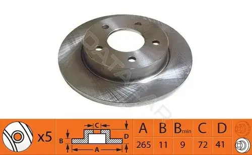 Тормозные диски SB NAGAMOCHI BR25113
