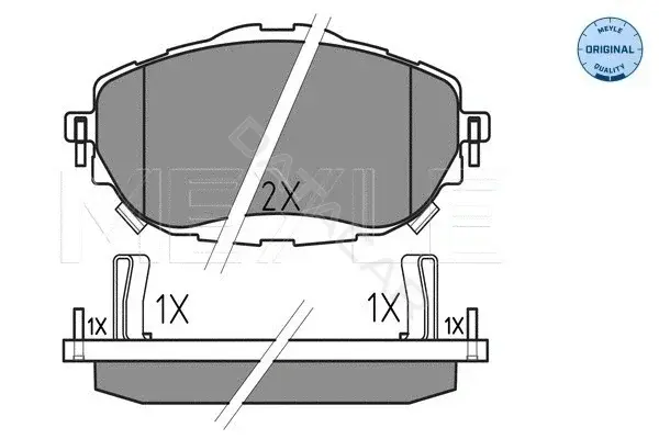 Тормозные колодки MEYLE 0252569819