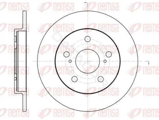 Тормозные диски REMSA 61074.00