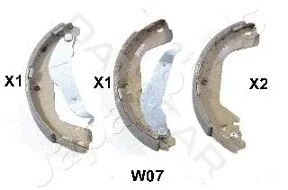 Барабанные колодки JAPANPARTS GF-W07AF