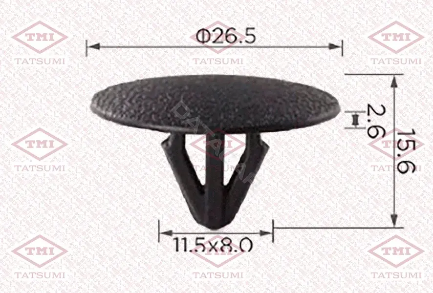 Клипсы, фиксаторы, зажимы TATSUMI TJB1157