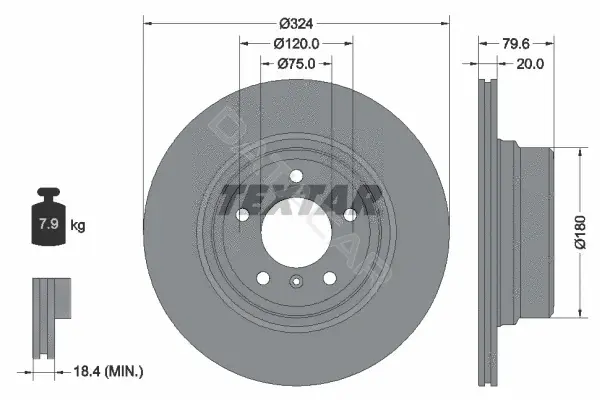 Тормозные диски TEXTAR 92146303