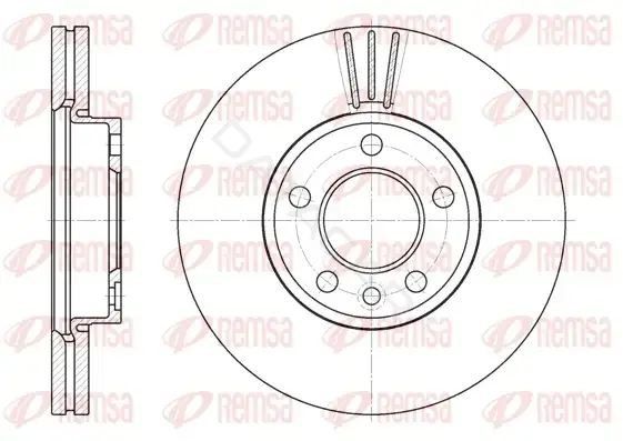Тормозные диски REMSA 6708.10