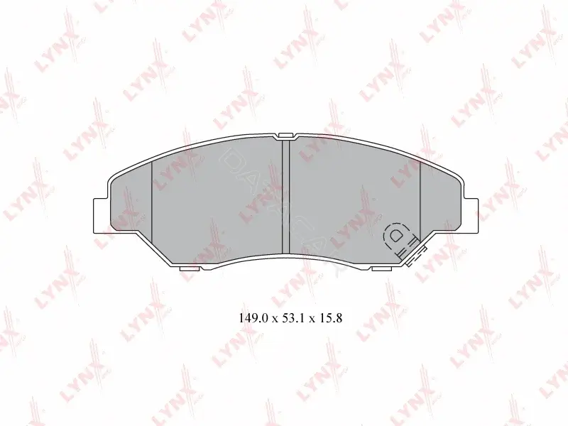 Тормозные колодки LYNXAUTO BD-4414