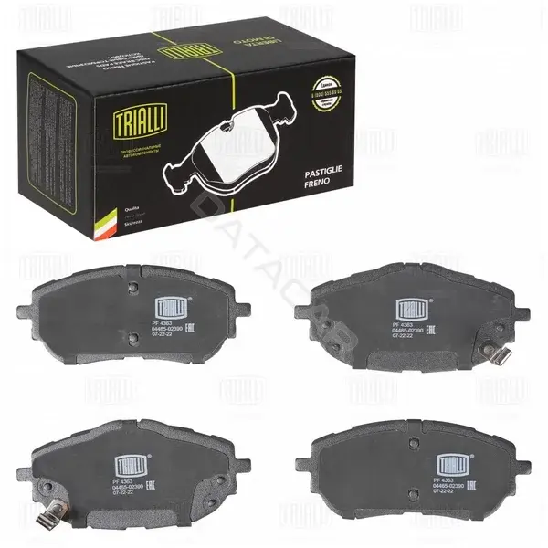 Тормозные колодки TRIALLI PF4363
