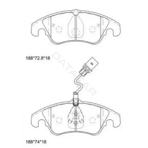 Тормозные колодки TRIALLI PF4174