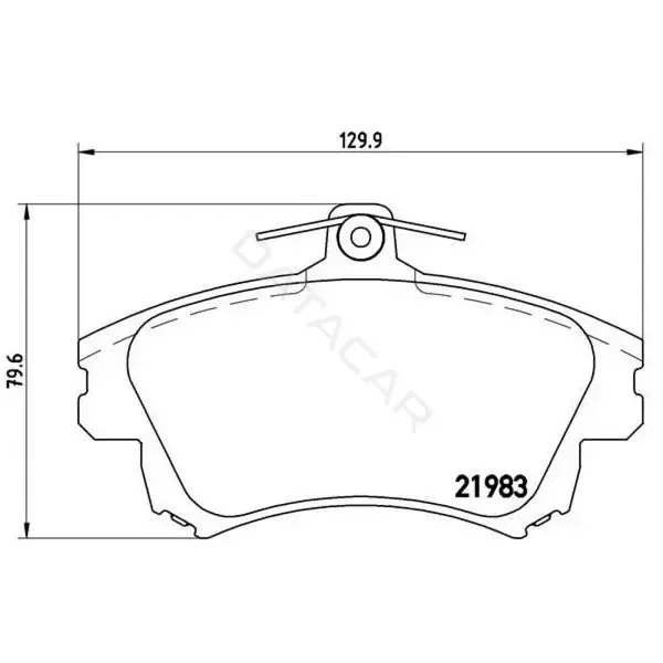 Тормозные колодки TRIALLI PF4298