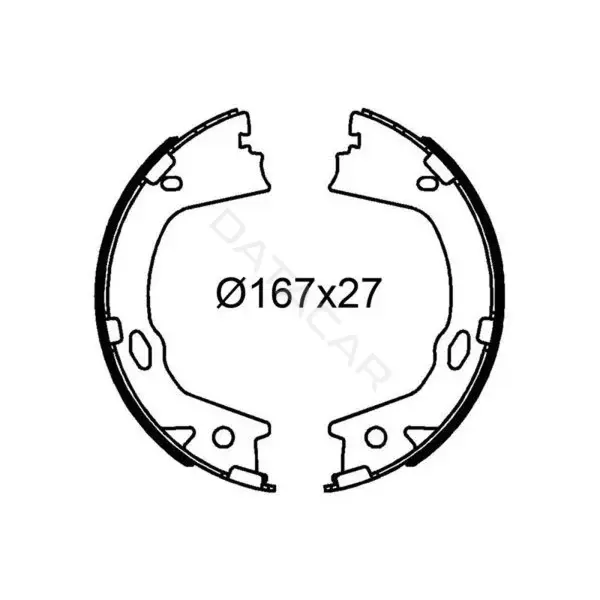 Барабанные колодки TRIALLI GF4662