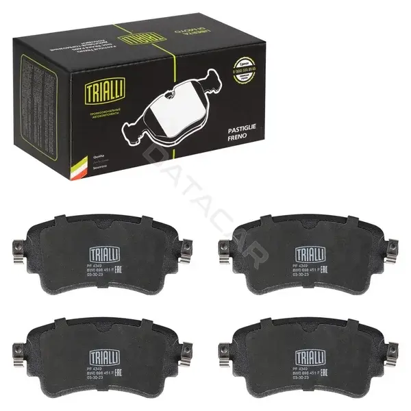 Тормозные колодки TRIALLI PF4349