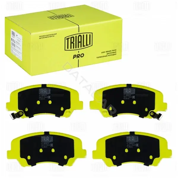 Тормозные колодки TRIALLI PF0806CR