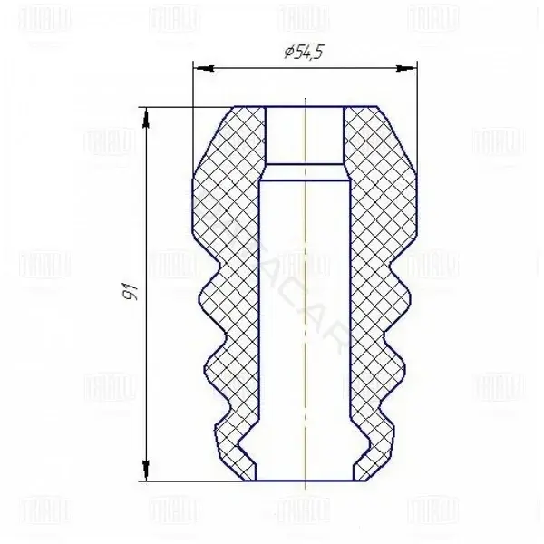 Крепление глушителя TRIALLI BC0831