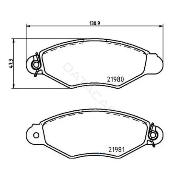 Тормозные колодки TRIALLI PF4159
