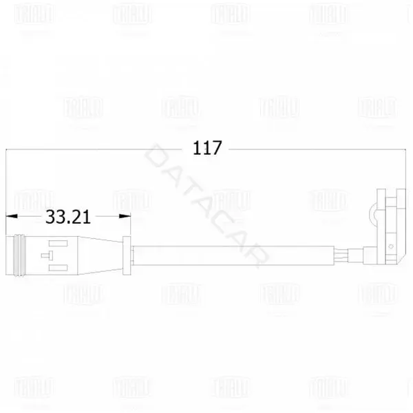 Датчик износа тормозных колодок TRIALLI PFS1504