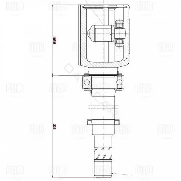 Шрус TRIALLI GO1442