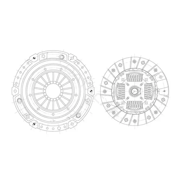 Комплект сцепления TRIALLI FR2122