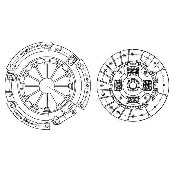 Комплект сцепления TRIALLI FR2744