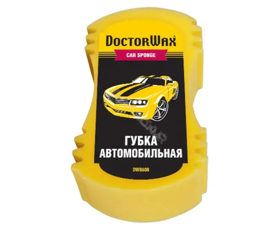 Губки автомобильные DOCTOR WAX DW8608R