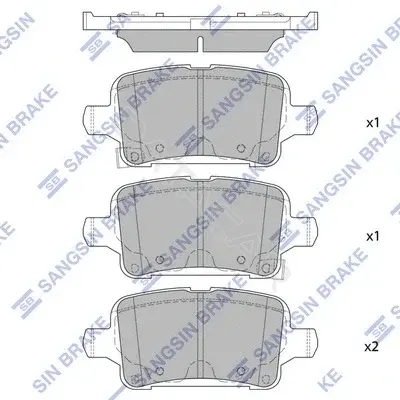 Тормозные колодки Hi-Q SP1929