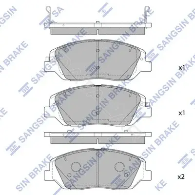 Тормозные колодки Hi-Q SP4102