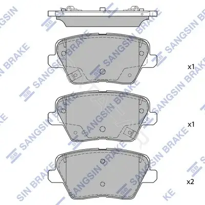 Тормозные колодки Hi-Q SP4442