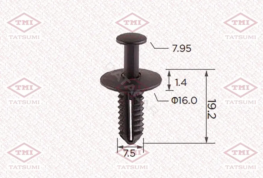 Клипсы, фиксаторы, зажимы TATSUMI TJB1060