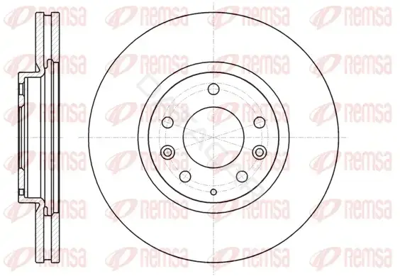 Тормозные диски REMSA 61236.10