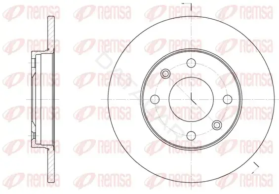 Тормозные диски REMSA 6130.00