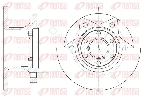 Тормозные диски REMSA 6242.00