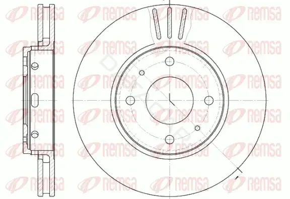 Тормозные диски REMSA 6585.10