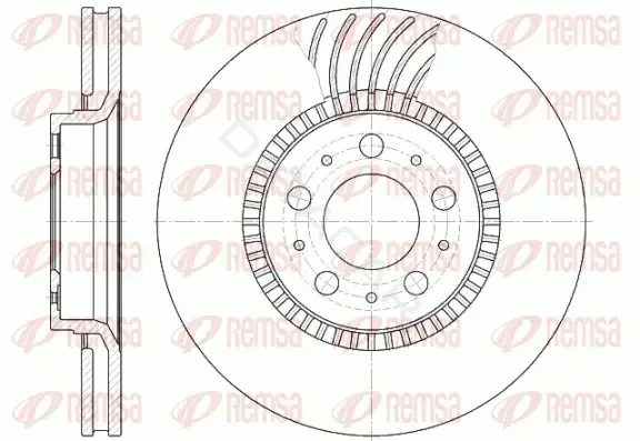 Тормозные диски REMSA 6591.10