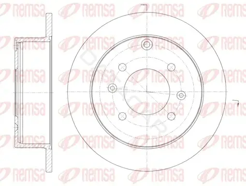 Тормозные диски REMSA 6757.00
