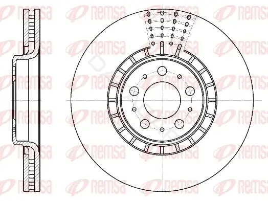 Тормозные диски REMSA 6768.10