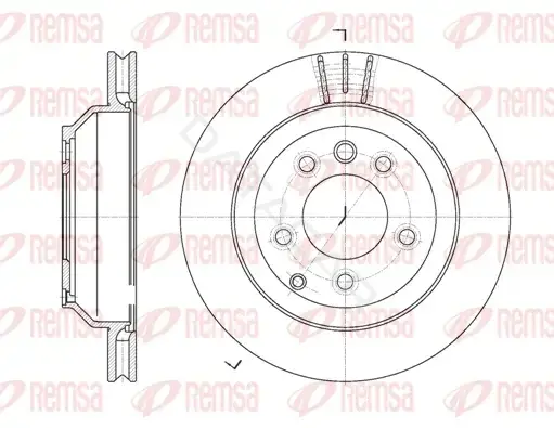 Тормозные диски REMSA 6971.10