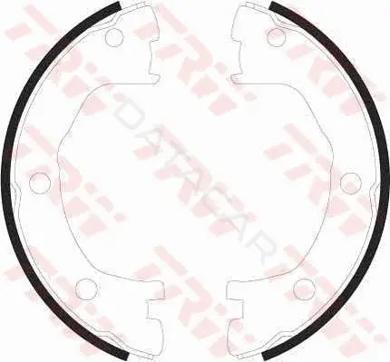 Колодки ручника TRW GS8440