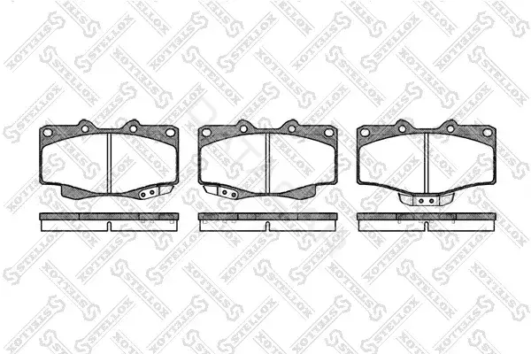 Тормозные колодки STELLOX 326004-SX